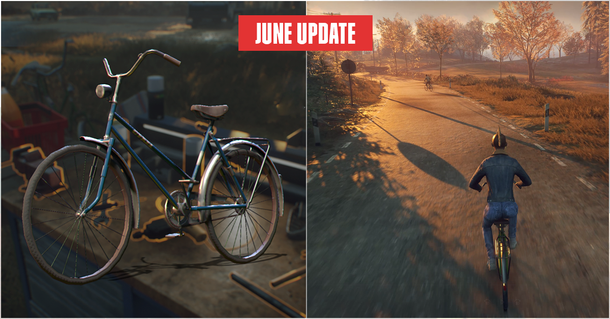 Generation Zero Version 1.07 (June Update) Patch Details - New Feature - Bikes