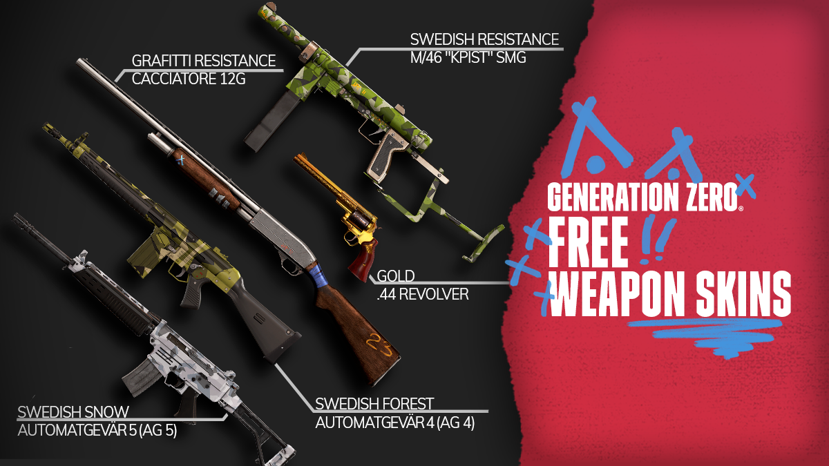 Weapon Skins Unlocked | Generation Zero